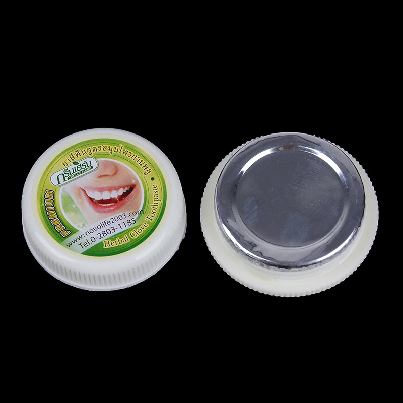 1Pc Color toothpaste Tooth Whitening Toothpaste Remove Stain Antibacterial Allergic Natural Herbal Clove Thailand Toothpaste