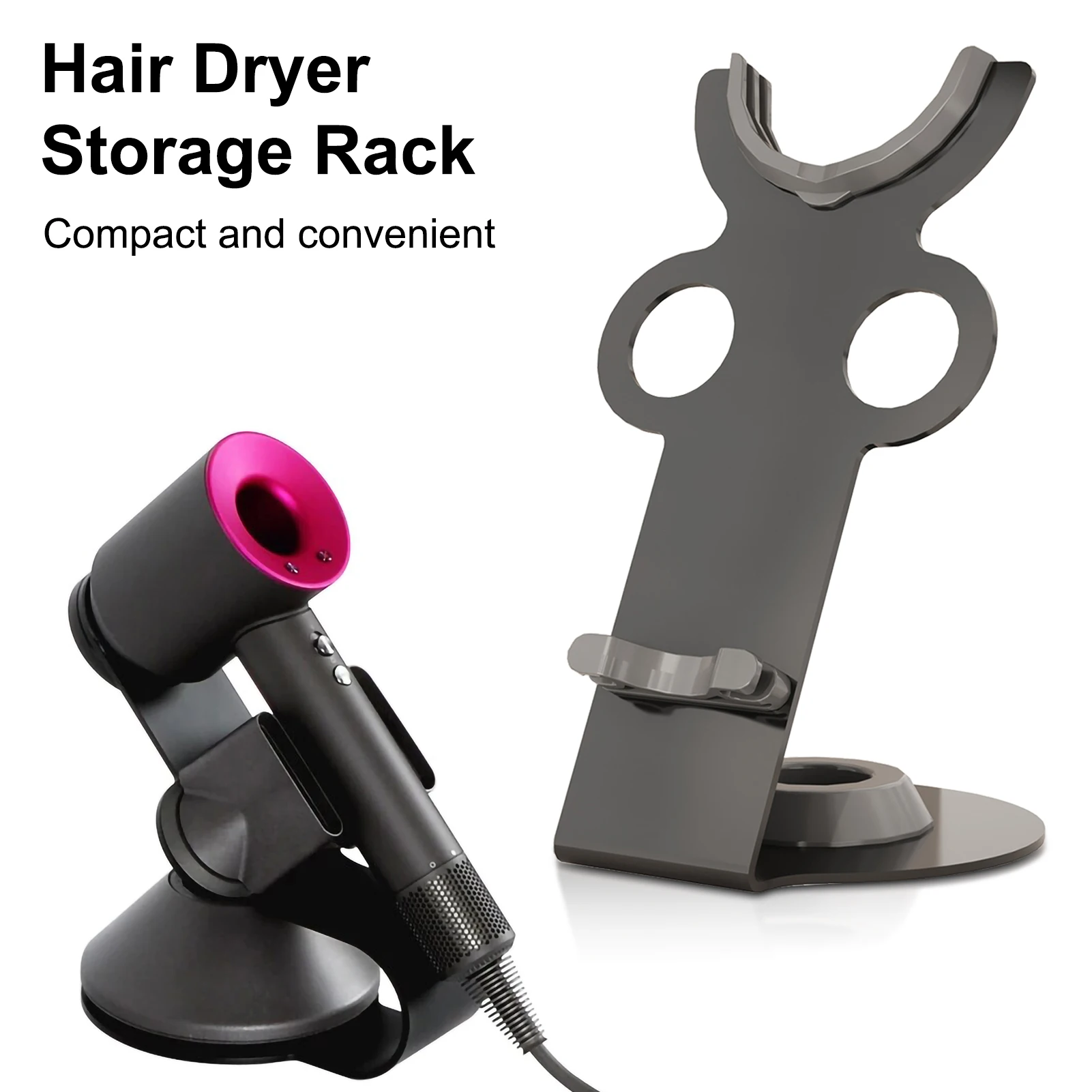 

Suitable For Dyson Countertop Hair Dryer Storage Rack