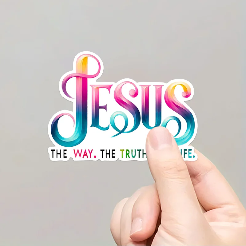 Christian Inspirational Quotes Vinyl Stickers, Suitable for Water Bottles, Laptops, Phone Cases, Cars, Multi-Functional Stickers