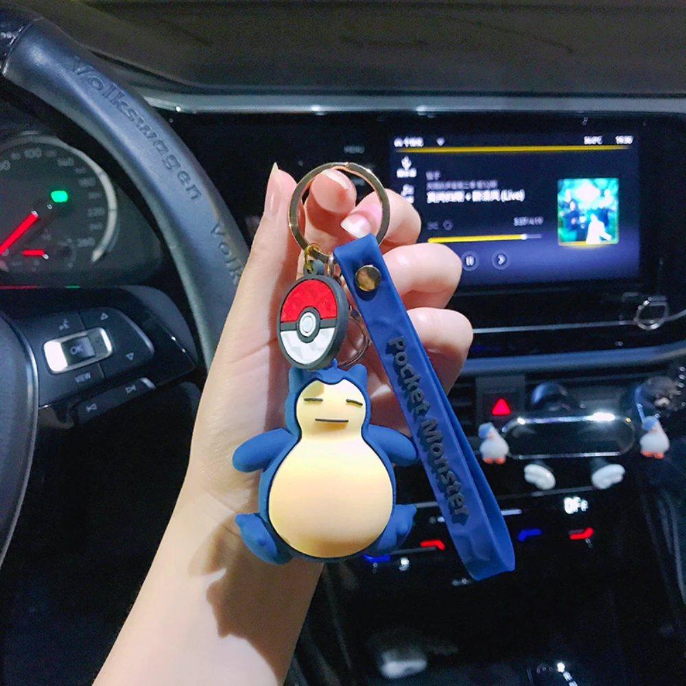 Pokémon sleutelhangerset - schattige Pikachu & Friends Q-versie sleutelhanger, anime rugzak charme, Kawaii cadeau voor fans en koppels (verjaardag
