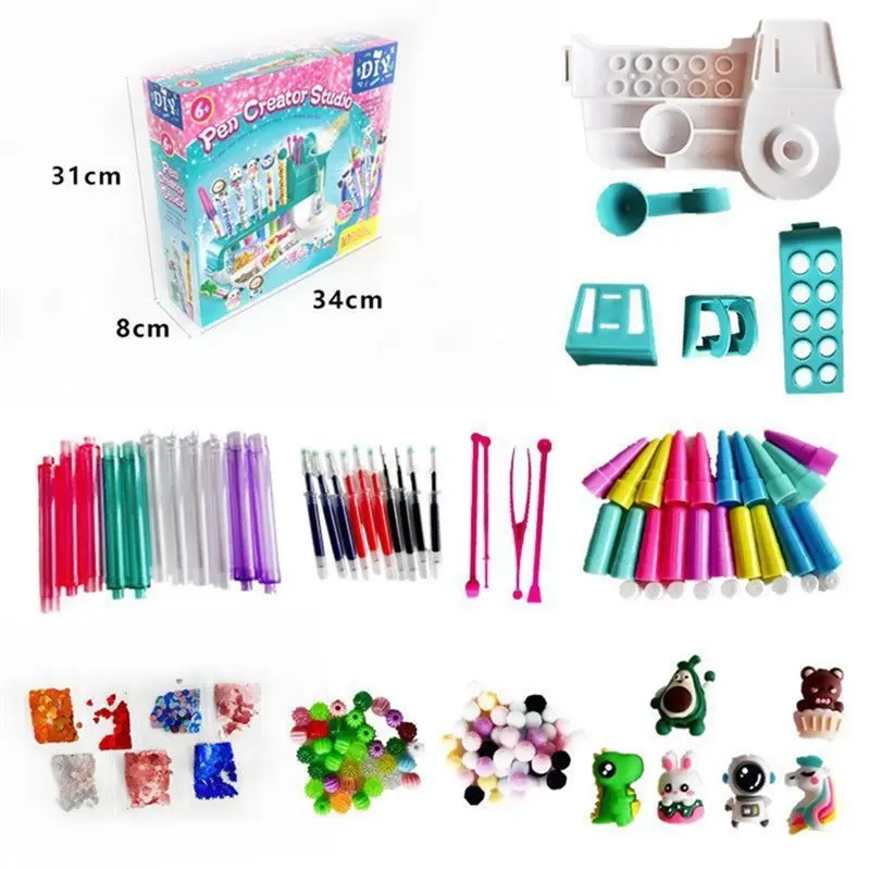 STEM Educational & Parent-Child Interactive Gift Box- New Magic Sand Pen DIY Craft Set For Kids-Y44A