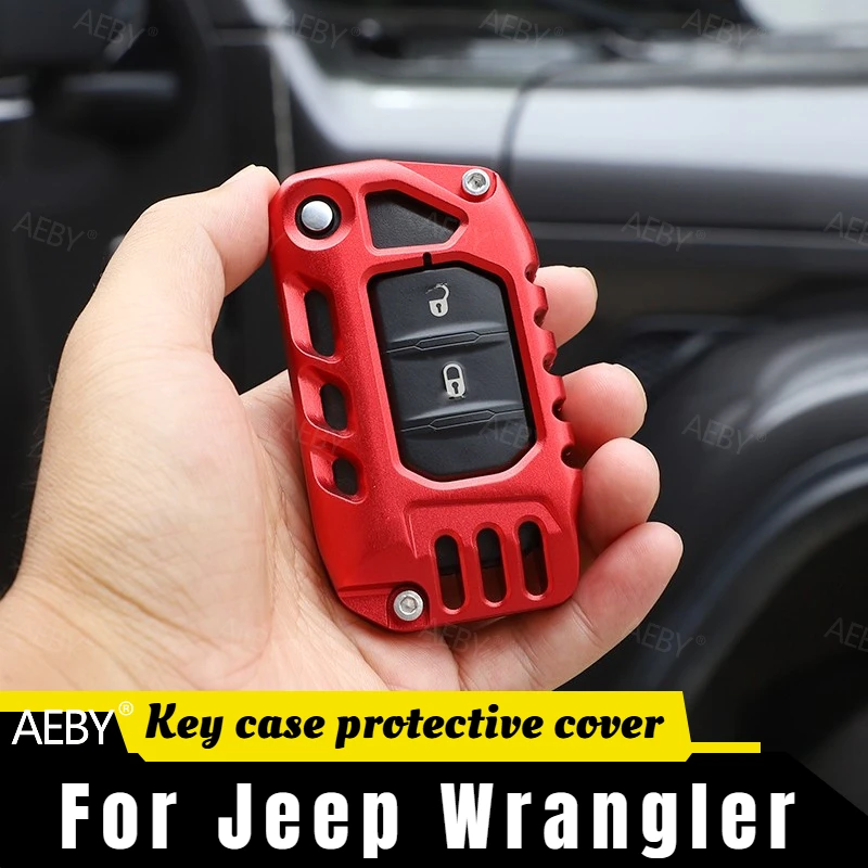 

For Jeep Wrangler 2018 Injection molded keychain case replacement hard case,Key case protective cover,Anti-scratch,Accessories