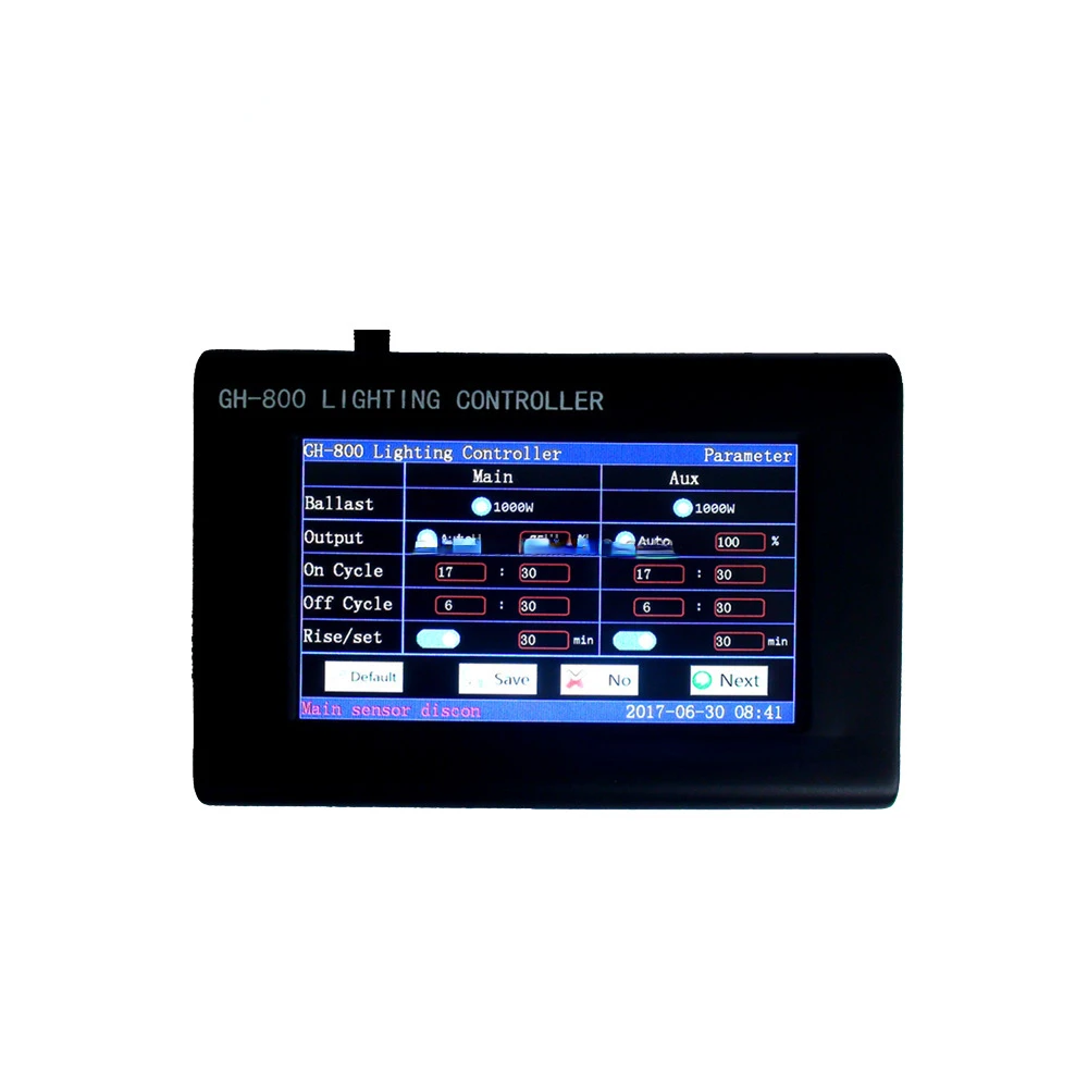 touch screen grow light digital controller for green house