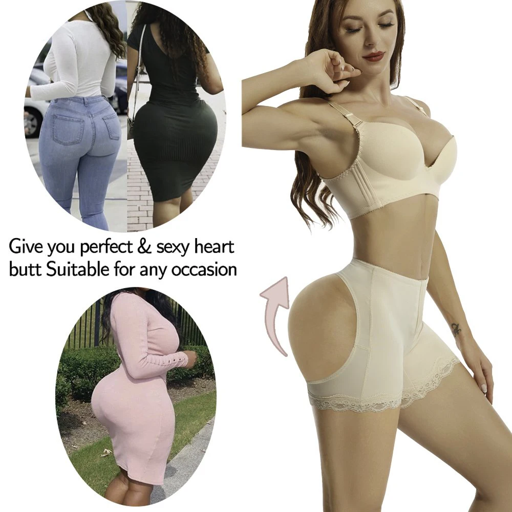 Plus Size 5XL 6XL Body Shaper Butt Lifter Panties Tummy Control Push Up Panties with Hook Hip Enhance Shapewear