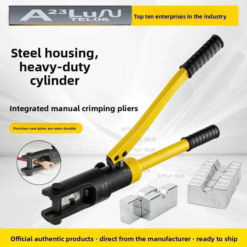 YQK 70 Hydraulic Crimping Tool Manual Terminal Cable Lug Wire Crimper Electrical Kit workpro