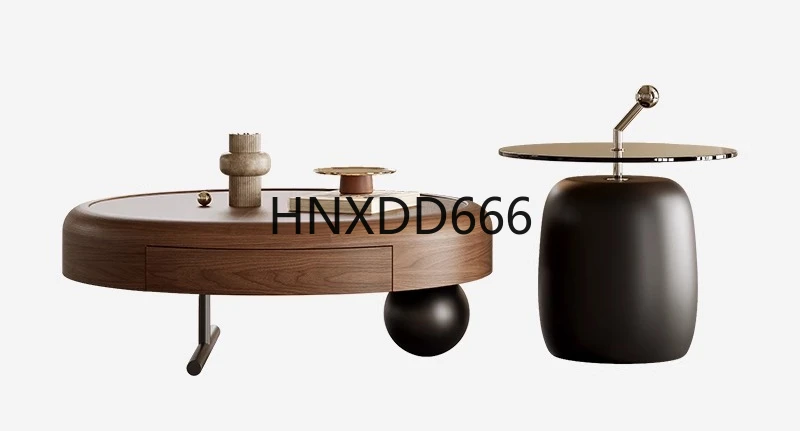 

Minimal small apartment tea table coffee table combination
