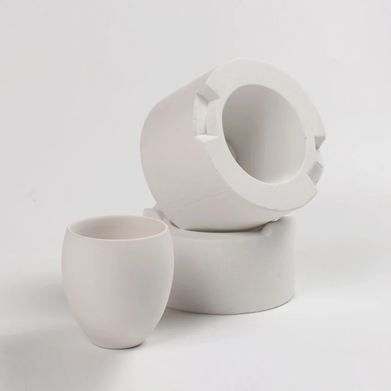Chinese Kung Fu Tea Cup Teacup Gypsum Mold Moulds Ceramic Grouting Abrasive Tool For Handmade DIY Pottery Supplies Kits