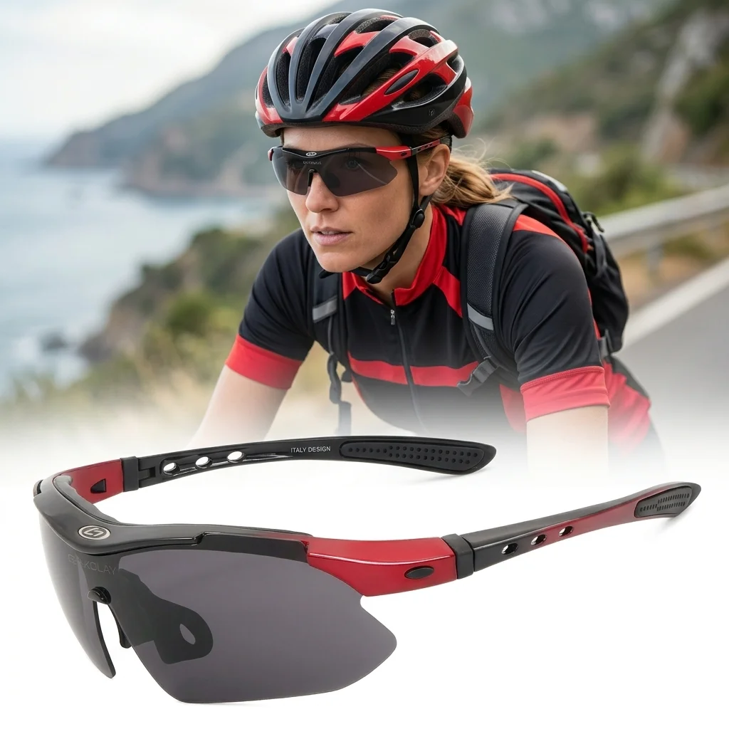

Day and Night Polarized Cycling Glasses, Color-changing Sets, Myopia, Outdoor Windproof Sand Road Bike, Running Sports Glasses