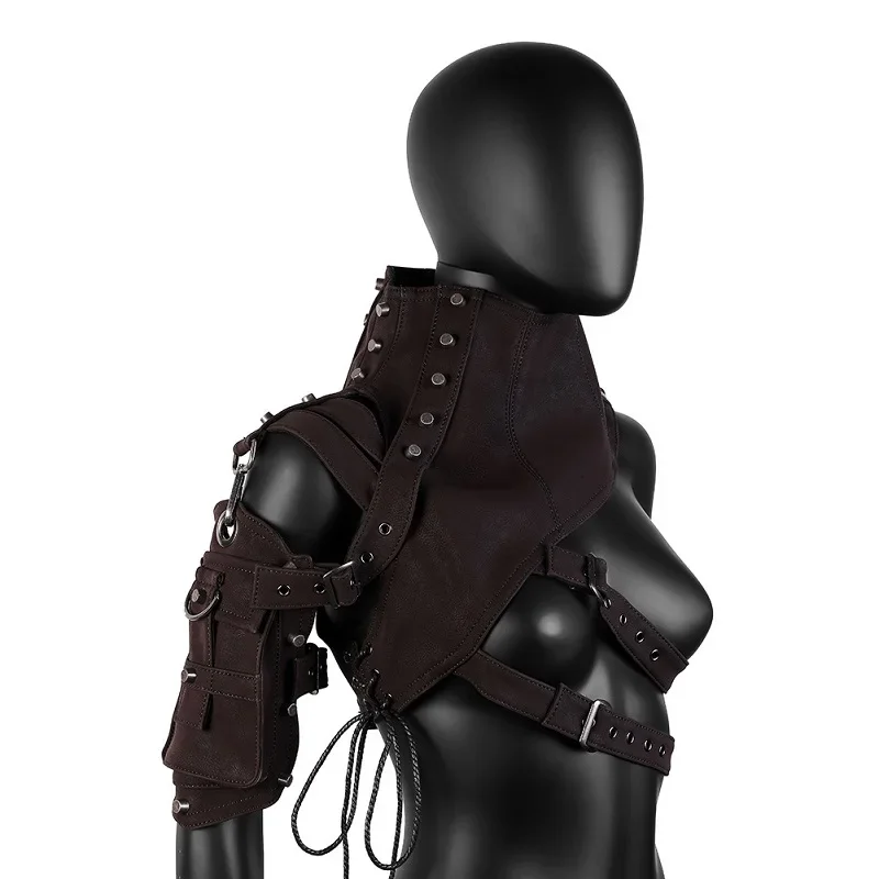 Women Shoulder Bag Halloween Cosplay Stage Performance Armor Accessories Model Runway Props