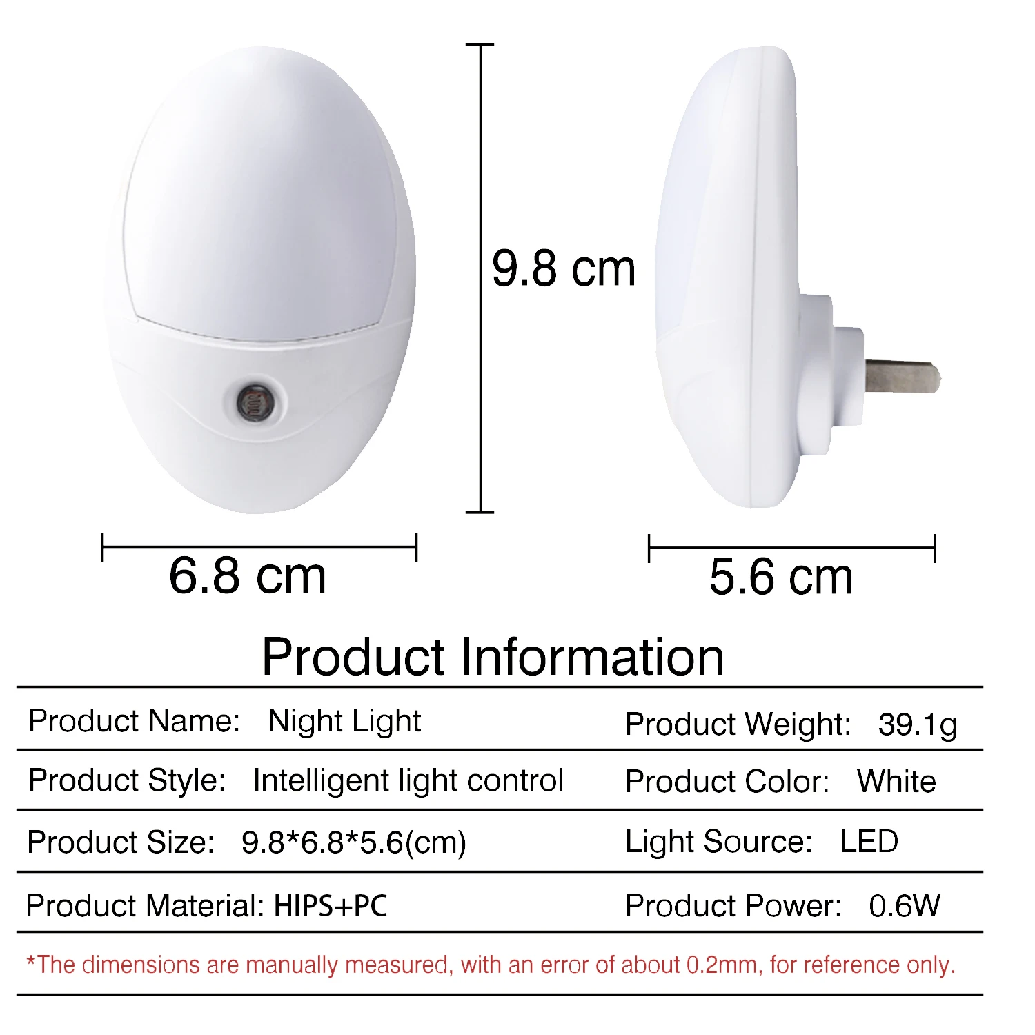الغسق إلى الفجر الاستشعار المكونات في أضواء الليل LED مصباح المدخل المطبخ الحمام 4PCS #3