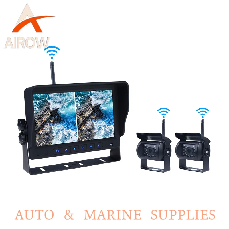 Airow auto Wireless Cameras IR Night Vision Waterproof with 7
