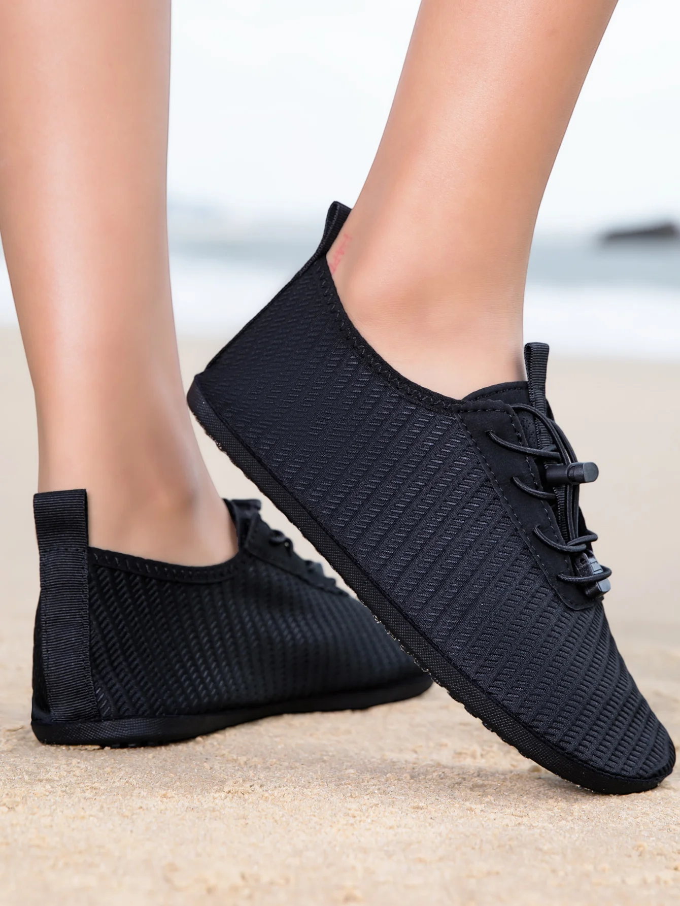 

Men Women Quick-Drying Water Shoes Barefoot Non-Slip Beach Sneakers Wide Width Comfortable Yoga Shoes