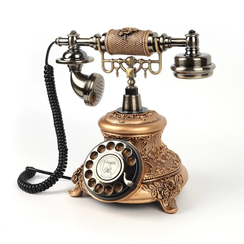 Household Retro Recording Phone Hotel Home Phone Leave A Message Fixed Desktop Phone