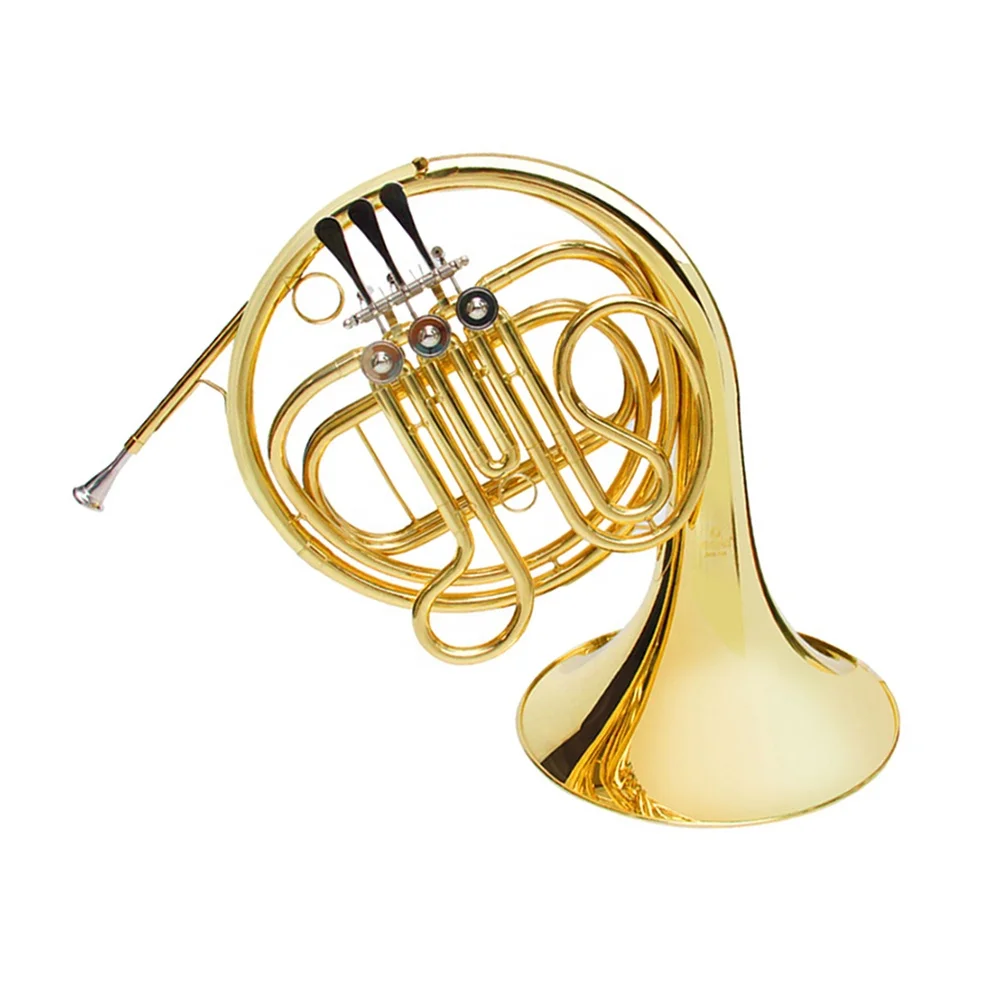 

SEASOUND Factory OEM Cheap F 3 Key Single Gold French Horn JYFH937