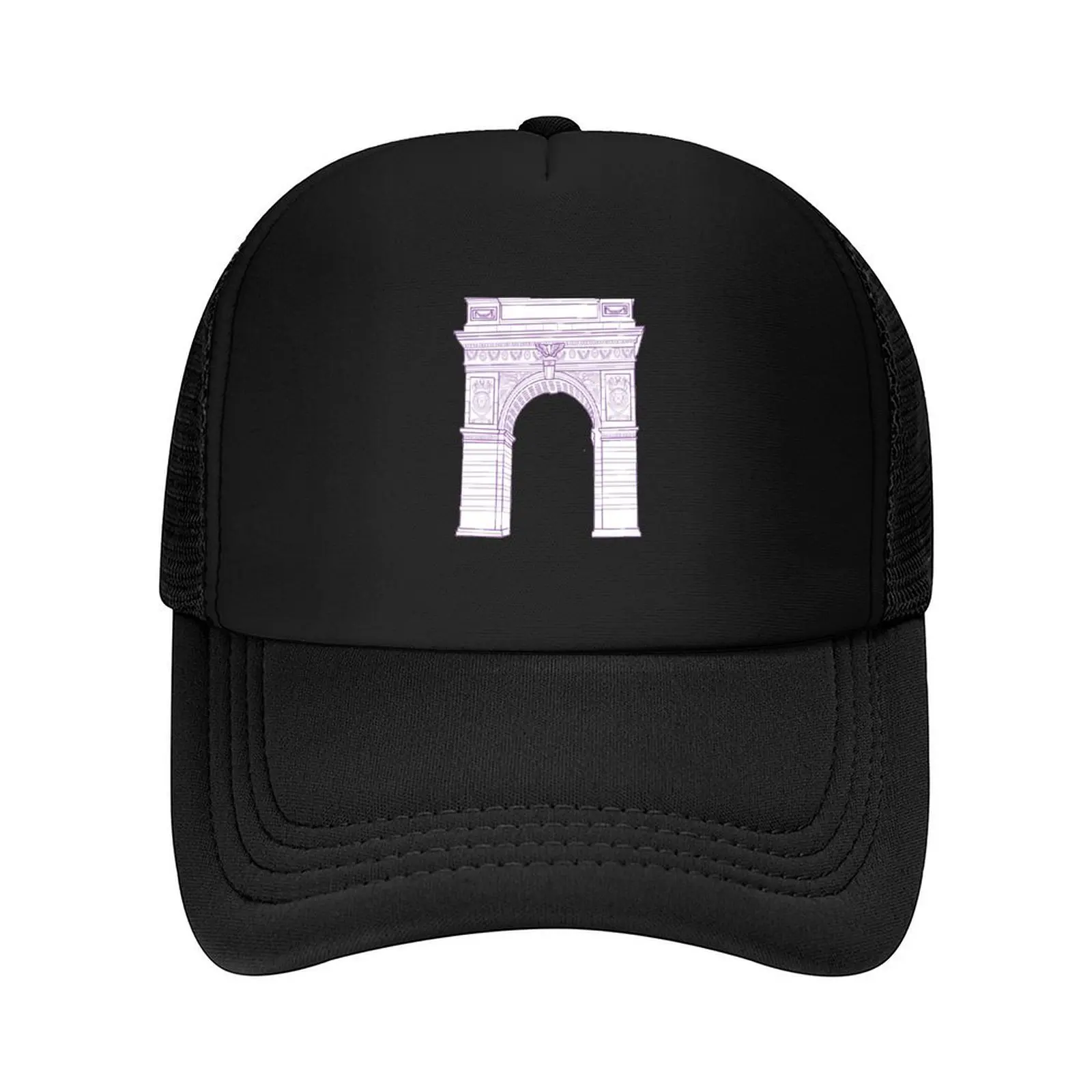

NYU Arch Washington Square Park Purple Baseball Cap New In Hat Vintage New Hat Male Women's