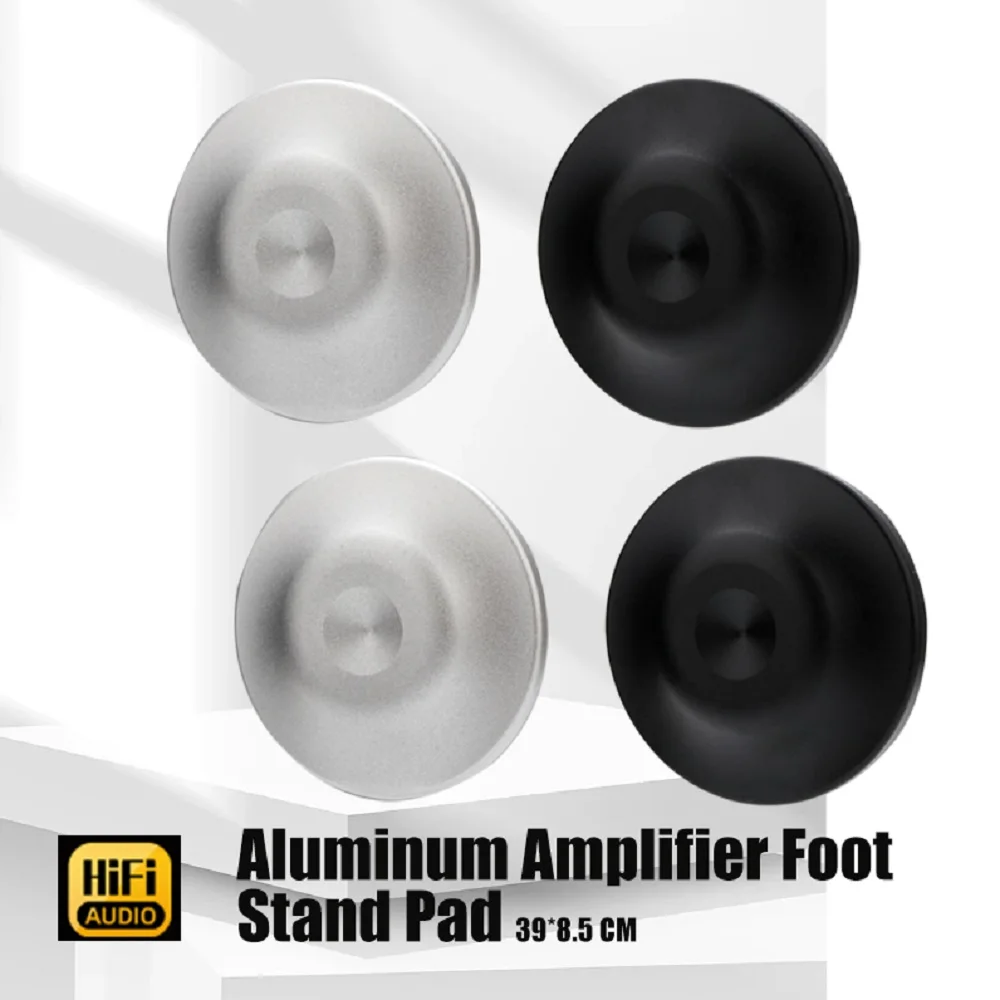 Brand new CNC machined Solid Aluminum Amplifier Foot Stand Pad Surface finish Anodized, Shiny Speaker stand