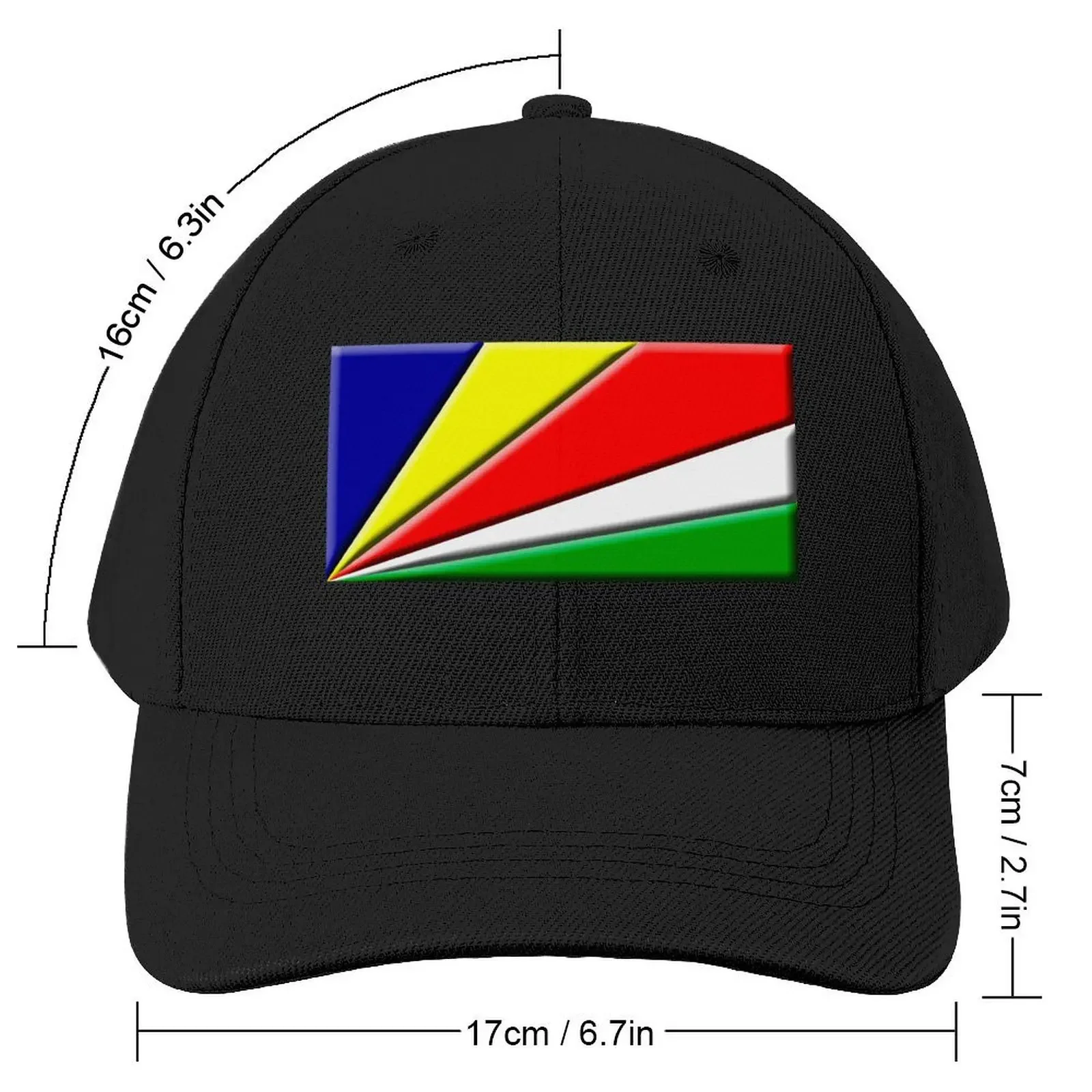 Seychelles 3D Flag Baseball Cap Visor New In Hat Hat Man For The Sun Hats Woman Men's