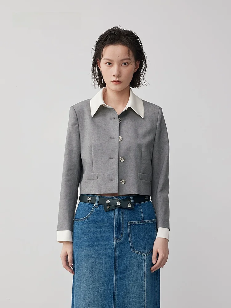 

Женское демисезонное пальто XMOOM 2024: пэчворк, локальный дизайн, смешанный полиэстер, для повседневной носки