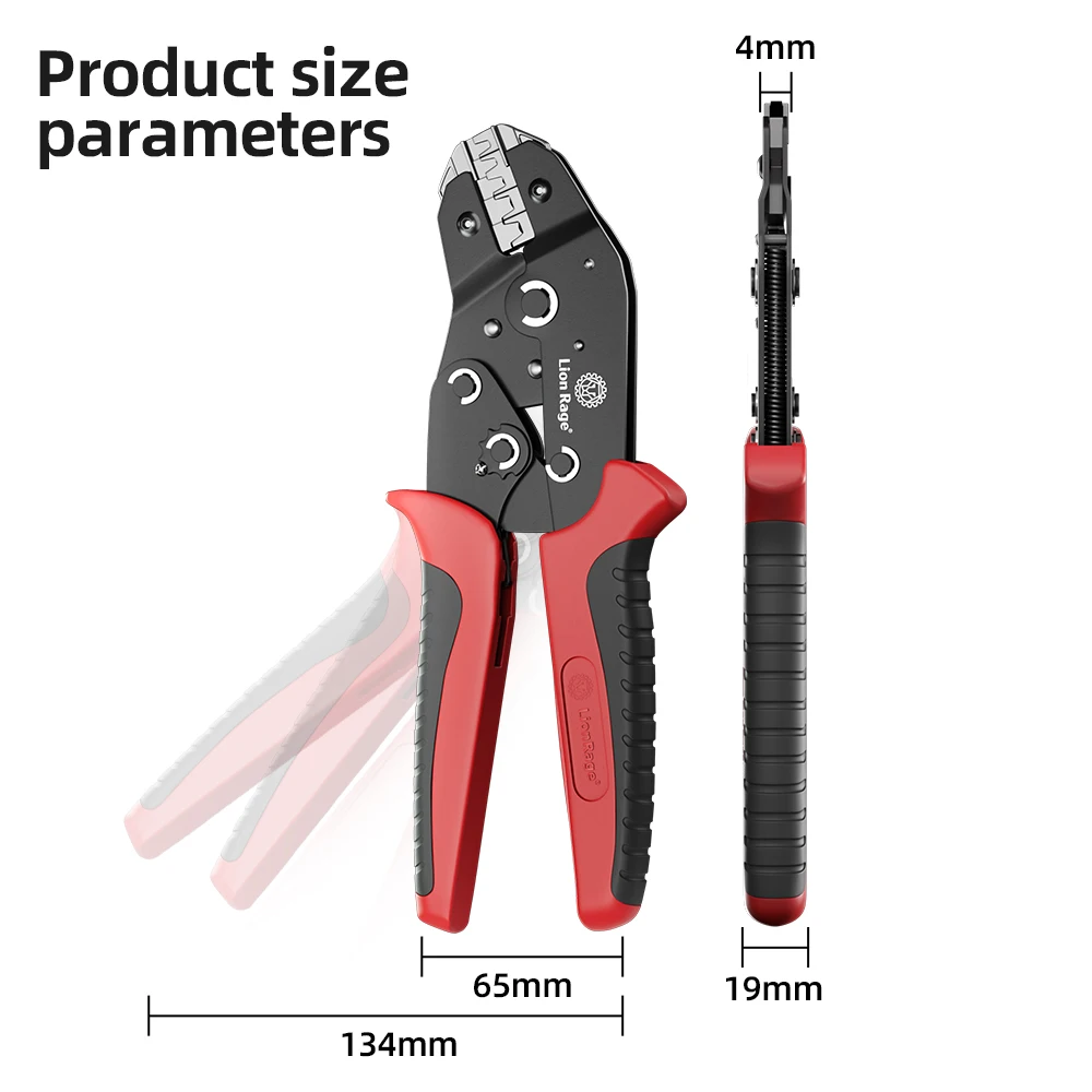 Crimping Mine Tools For PH2.0/XH2.54/2.8/3.0/3.96/KF2510/JST Terminal SN-58BS Pro 0.08-1.5mm²/AWG28-16 Wire Ratcheting Pliers