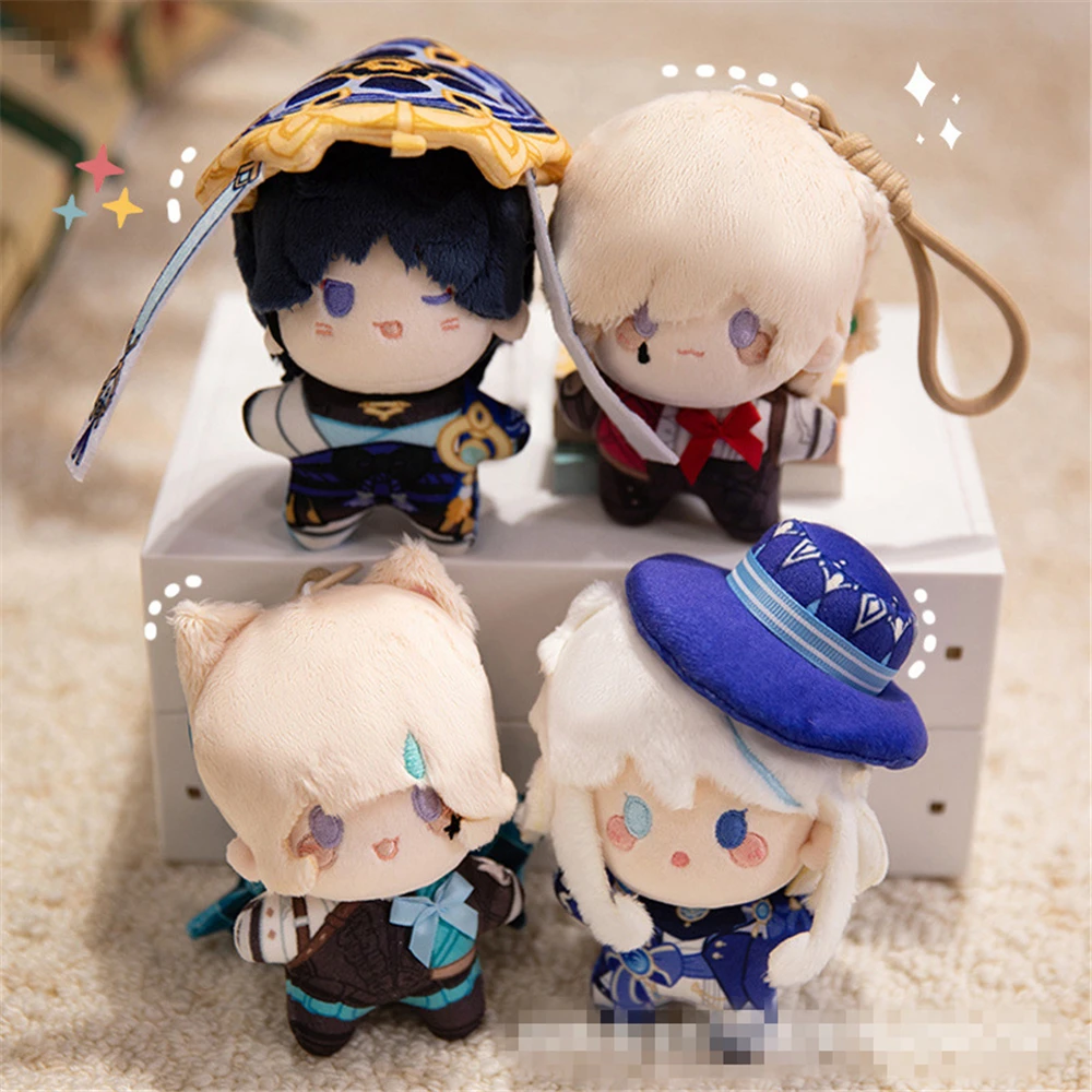 

Игра Genshin Impact Lynette Lyney Furina Wanderer Balladeer Косплей Костюм Плюшевый брелок для ключей Подарочный кулон Аксессуары