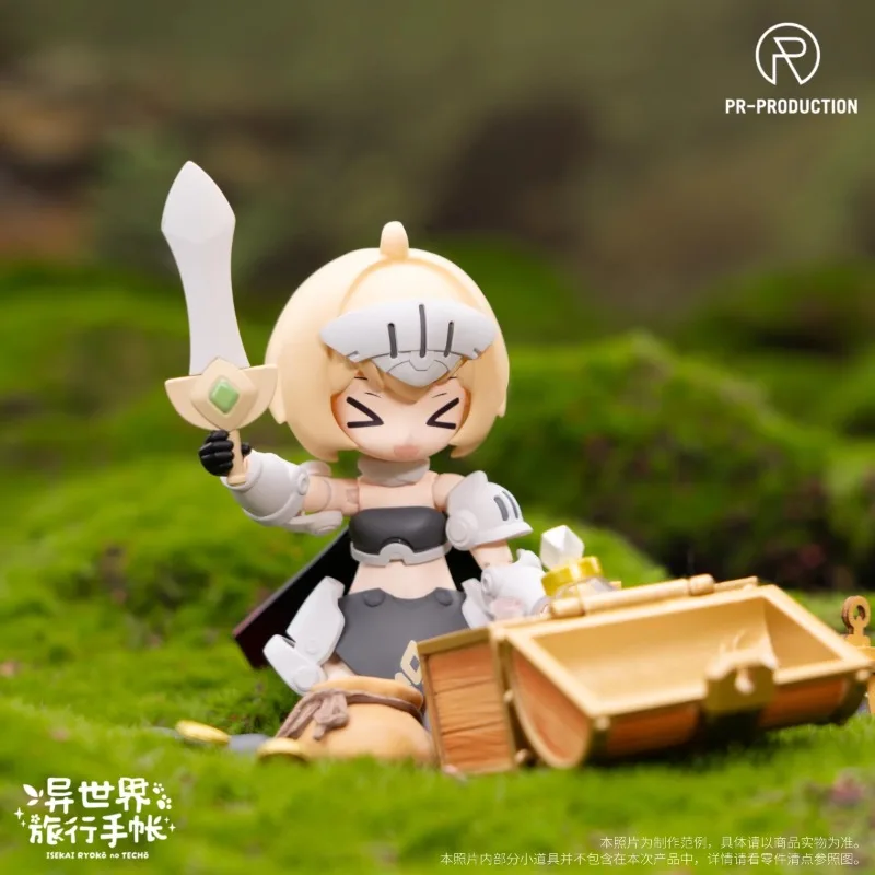 

12.5cm Travel Handbook From Another World BJD 01 Novice Warrior Renee Brown Assembly Action Figure Collection Model Toy