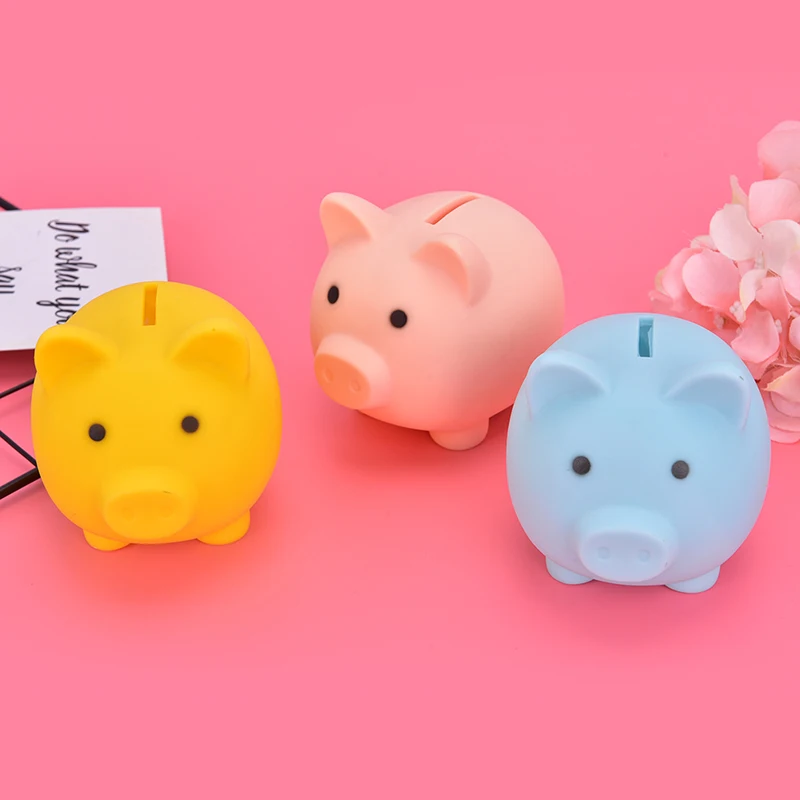 Small Piggy Bank Money Boxes Home Decor Money Saving Box Children Piggy