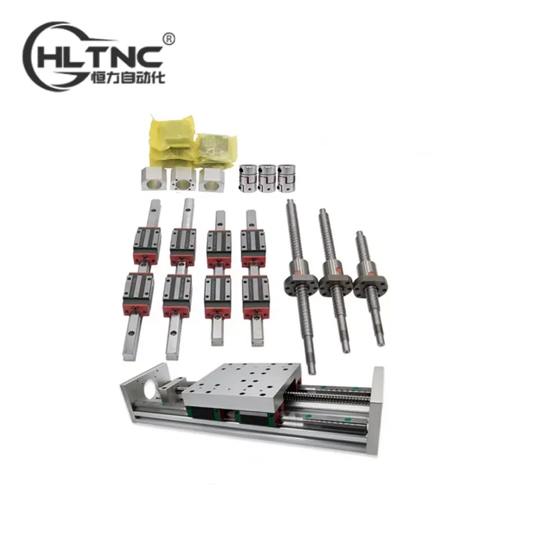 

Z axis drive stage +linear guide HGR20 +ball screw SFU1605/1610 kit for 3 AXIS CNC machine