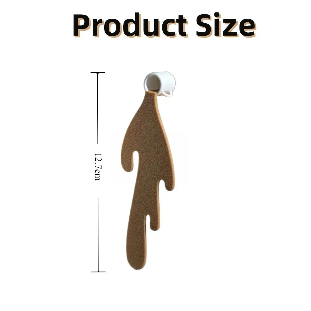 Unique Creative Spilled Coffee Bookmark Funny Book Lovers Gifts Coffee Cup Spill Bookmark Bookmarks