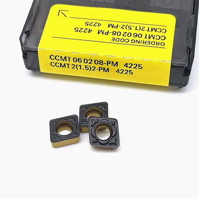 Herramienta de carburo de alta calidad CCMT060204 PM 4225, herramienta de torneado de metal, herramienta de corte CNC, herramientas de torno CCMT060208 PM4225
