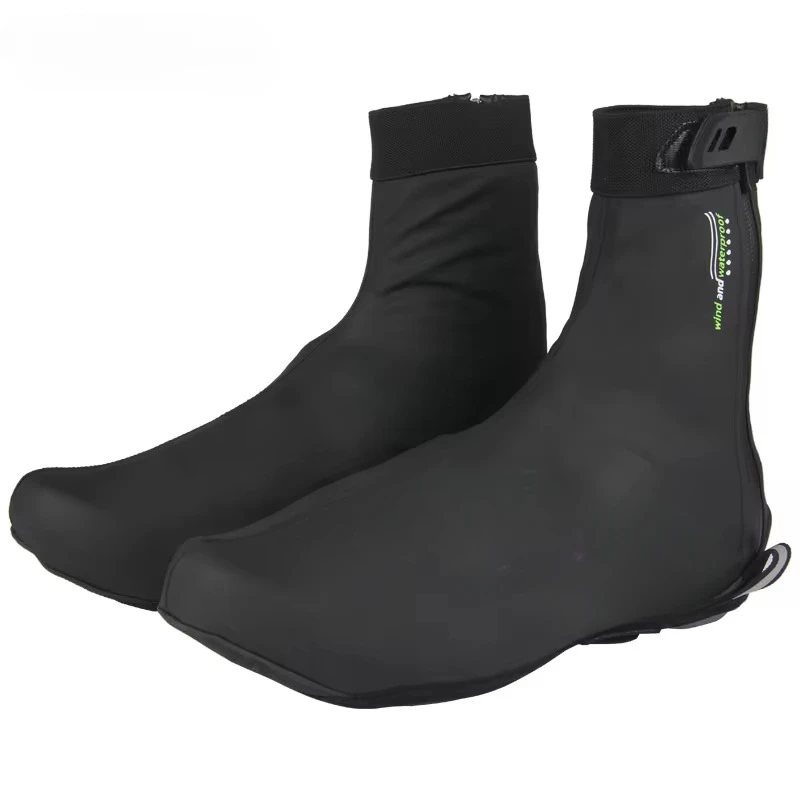 Cycling shoe cover, outdoor dustproof and cold-proof lock shoe cover, waterproof and windproof velvet shoe cover.