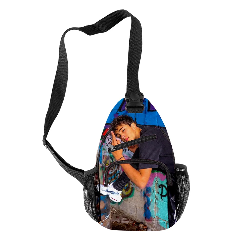 Hip hop popular inoxtag crossbody sacos de peito oxford à prova dwaterproof água meninos/meninas esportes sacos viagem impressão 3d sacos ombro