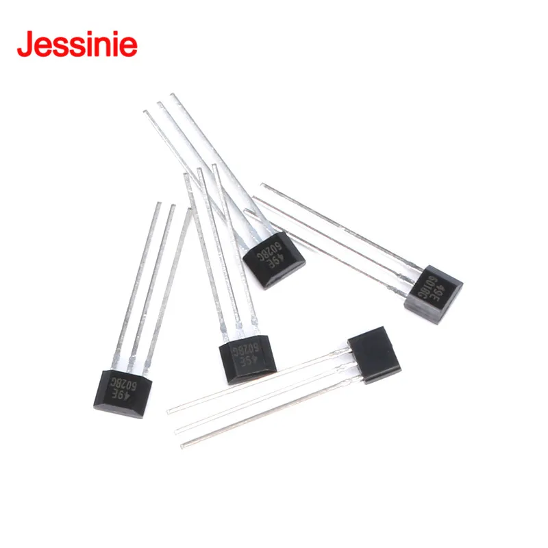 100pcs/10pcs 49E Hall Element S49E Hall Effect Sensor Linear Switch Sensors for Electric Bicycle Speed Controller