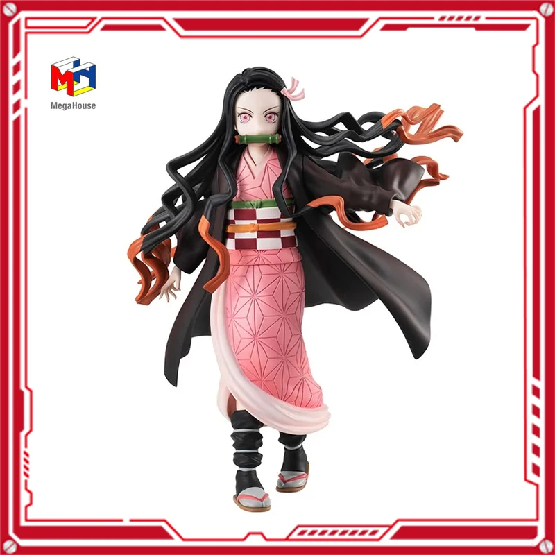 

In Stock Megahouse GALS series Demon Slayer Kamado Nezuko New Original Anime Figure Model Boy Toy Action Figures Collection Doll