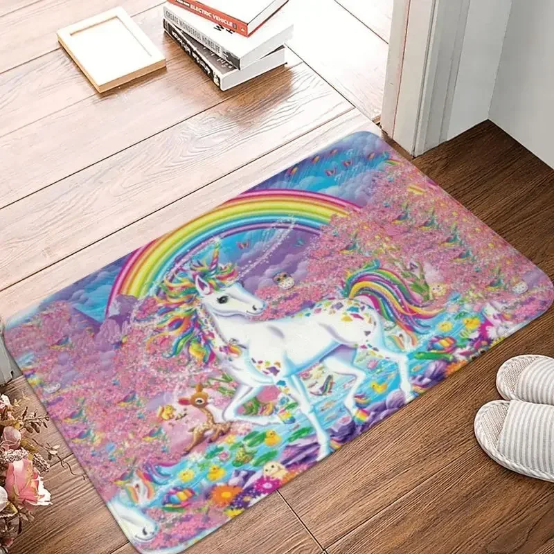 Custom Unicorns Horse Magical Art Doormat Anti-Slip Entrance Bathroom Kitchen Floor Door Mats Garden Carpet Rug