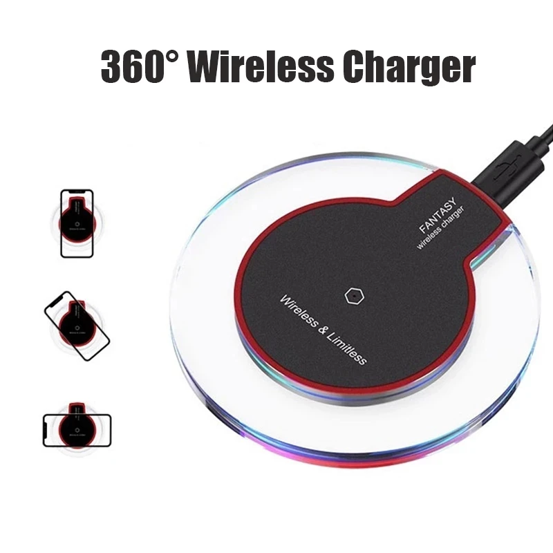 30W Fast Wireless Charger For Samsung Galaxy S10 S9 S8 Note 9  Charging Pad for iPhone 11 Pro XS Max XR X 14 Plus 12 13 Charge