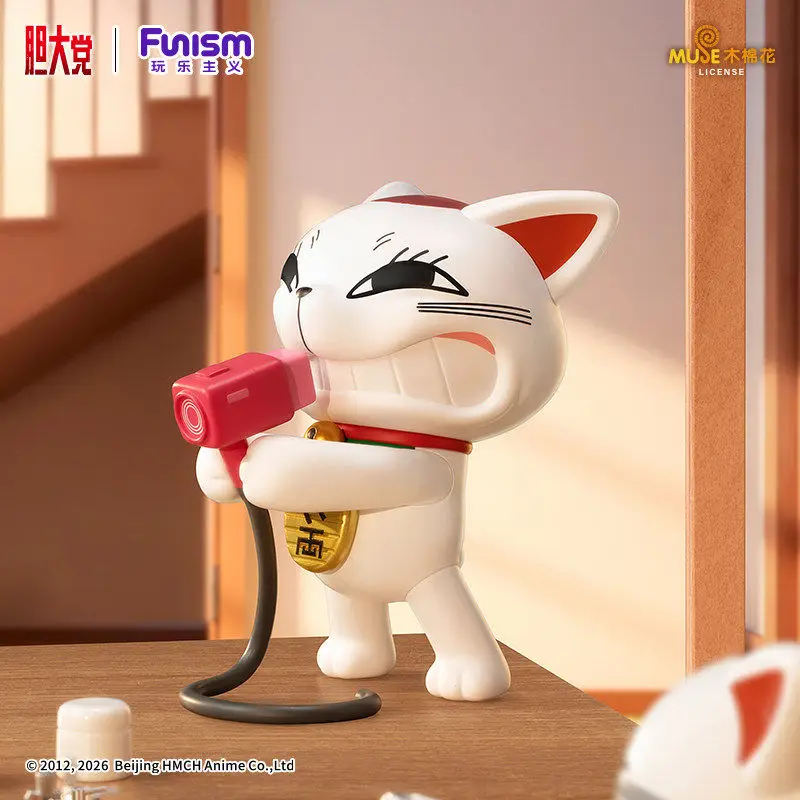 

Funism Granny Lucky Cat Figure Big Bite Night Seroll Meow Kiss Various styles Blind Box Anime Collectible Toy Desk Decoration