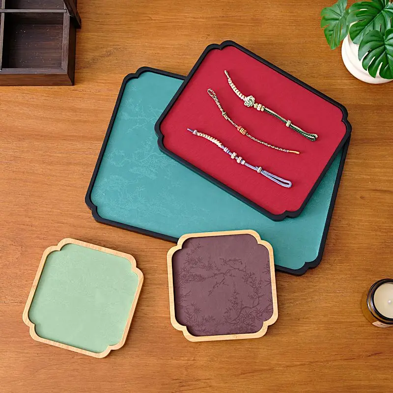 

Retro luxury Jewelry Display Tray Storage Organizer for Rings, Earrings & Necklaces for Jeweler Retail Displays Bracelet