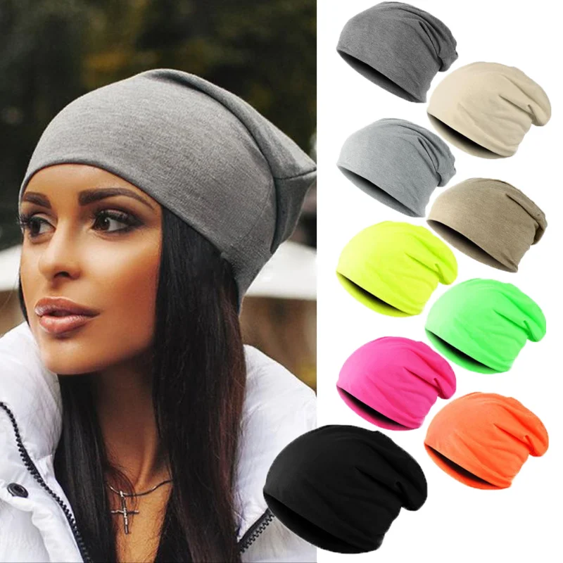 Winter Hats Men Women Knitted Warm Caps Solid Color Beanies Hip-hop Slouch Skullies Casual Bonnet beanie Hat Gorros 14 Styles