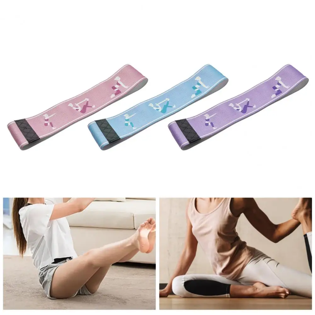 Squat Band  Useful Three-dimensional Locking Polyester Yarn  Exercise Buttocks Elastic Tension Band for Beginners