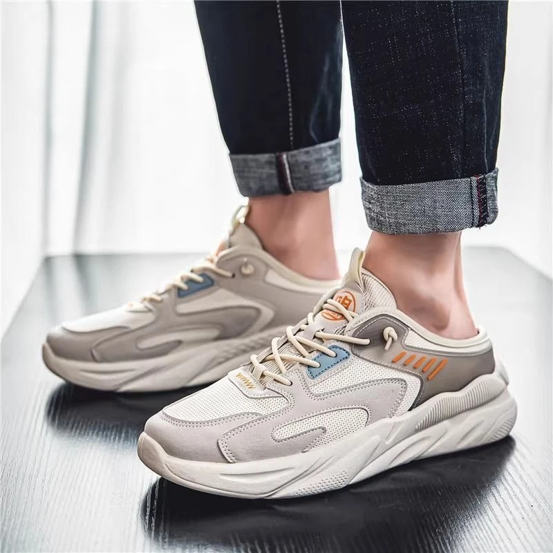 chaussures-en-toile-pour-hommes-decontractees-d'ete-respirantes-a-enfiler-a-semelle-epaisse-a-bout-ferme-demi-mules-antiderapantes-sans-talon-style-sportif-et-tendance
