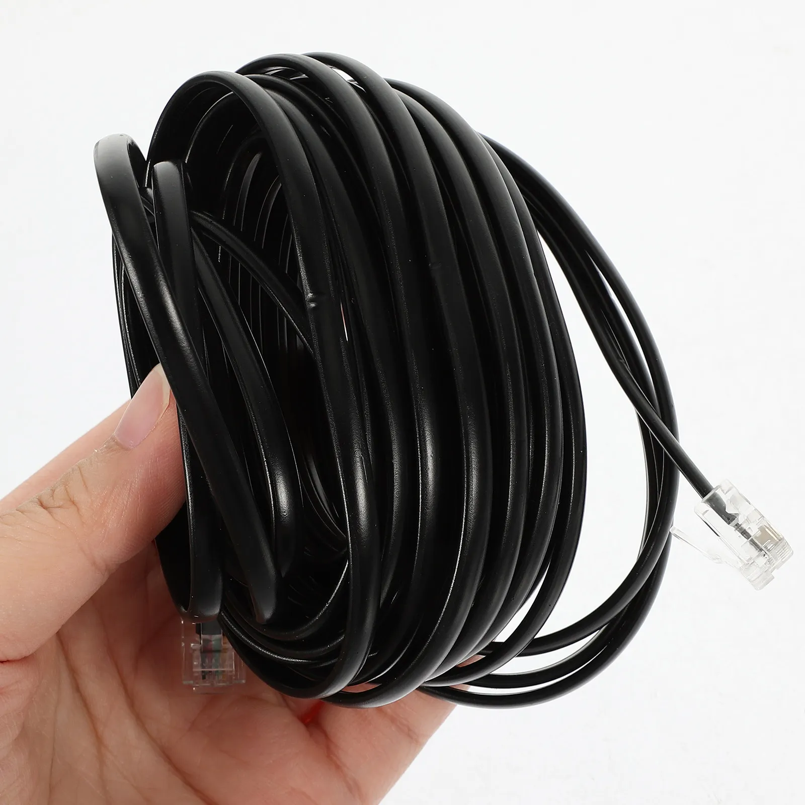 

High-Quality Telephone Cord for Landline Phones Replacement Extension Cord Sturdy Fade-Resistant Soft Flexible No-Noise Signal
