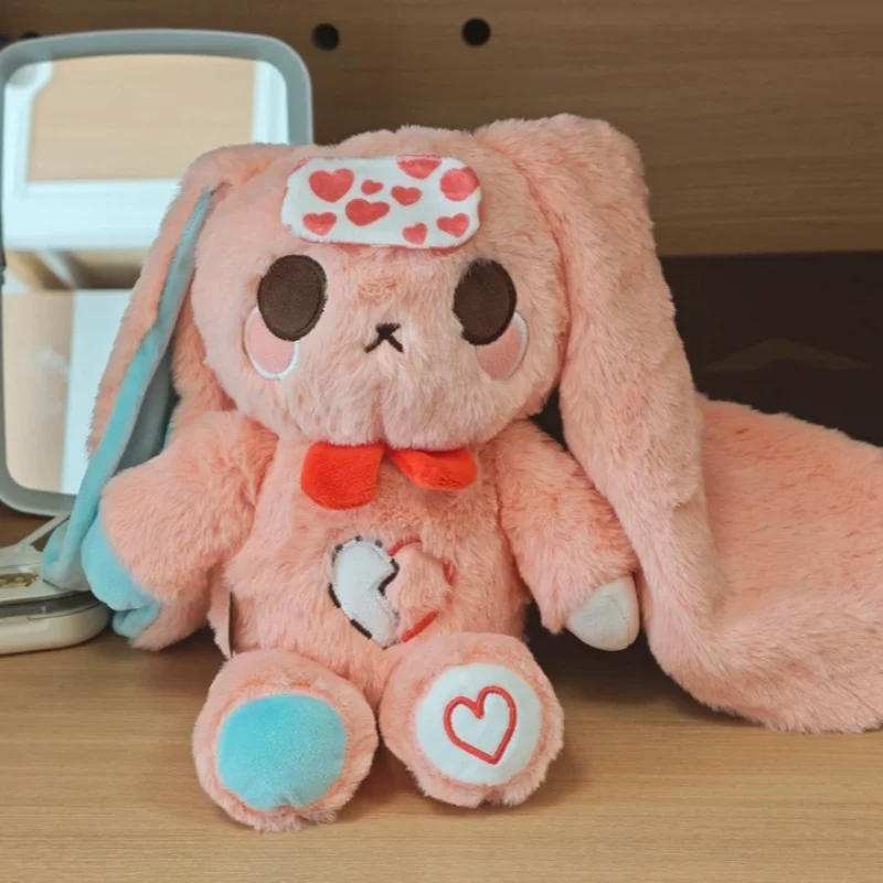 Plushie Dreadfuls Plush Rabbit Toy Super Soft Stuffed Bunny Doll Cute Fluffy Animal Plushie Birthday Gift Halloween Christmas