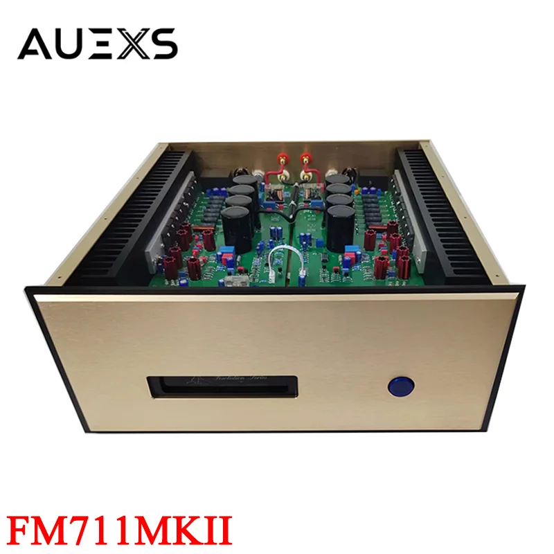 

AUEXS 250w*2 Reference FM711MKII Power Amplifier High Power Balanced XLR Transistor Amp Class AB Amplifier Audio