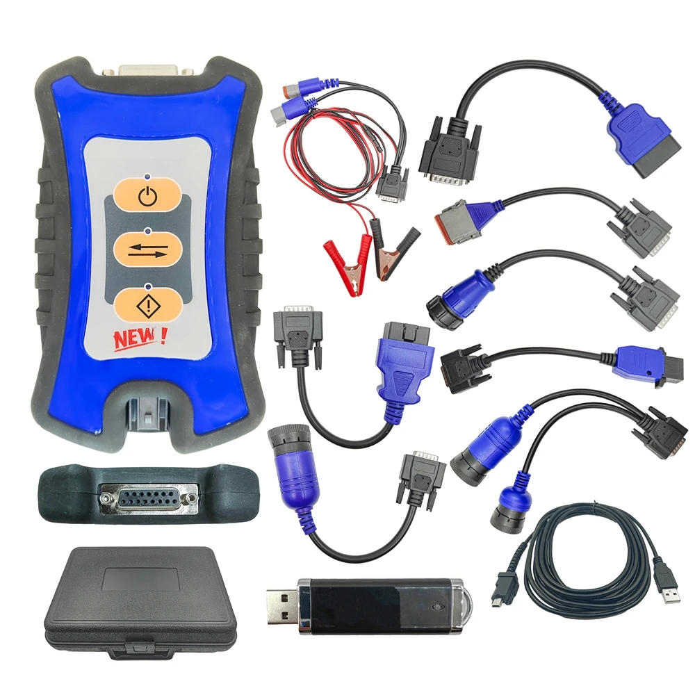 For NEXIQ-2 USB Link Truck diagnostic tool Full chip Full function for Cummins for multi-brand Heavy Duty Truck Scanners