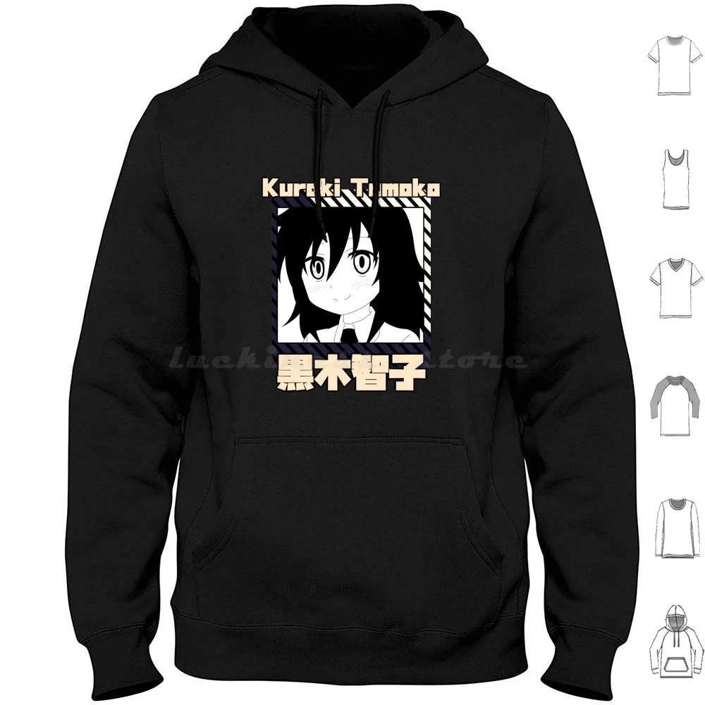 Kuroki Tomoko Hoodie cotton Long Sleeve Kuroki Tomoko Kuroki Tomoko Anime Kuroki Tomoko Lovers Kuroki Tomoko Manga