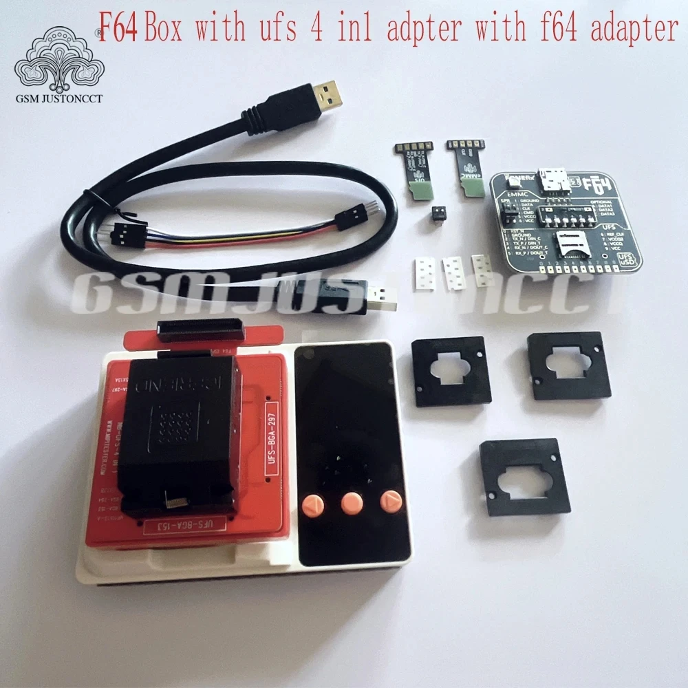 

Новый ящик F64 lite 2025 года с icfriend ufs 4 в 1 с адаптером f64, полный комплект