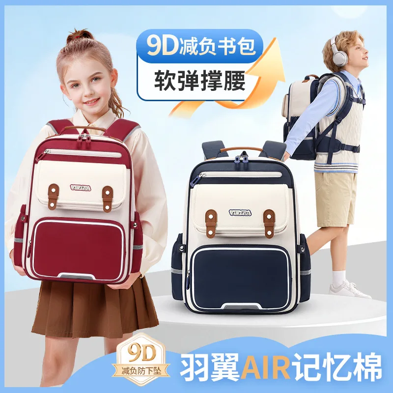 Back to School Ergonomic Backpack for Kids,Large-Capacity Spine-Protection School Bag Daypack for Boys & Girls