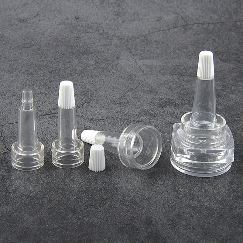 10pcs 13/20 Teeth For 13mm/20mm (O.D.) Bayonet Bottle Plastic Drip Tip Ampoule Lyophilised Powder Stock Solution Trumpet Dropper