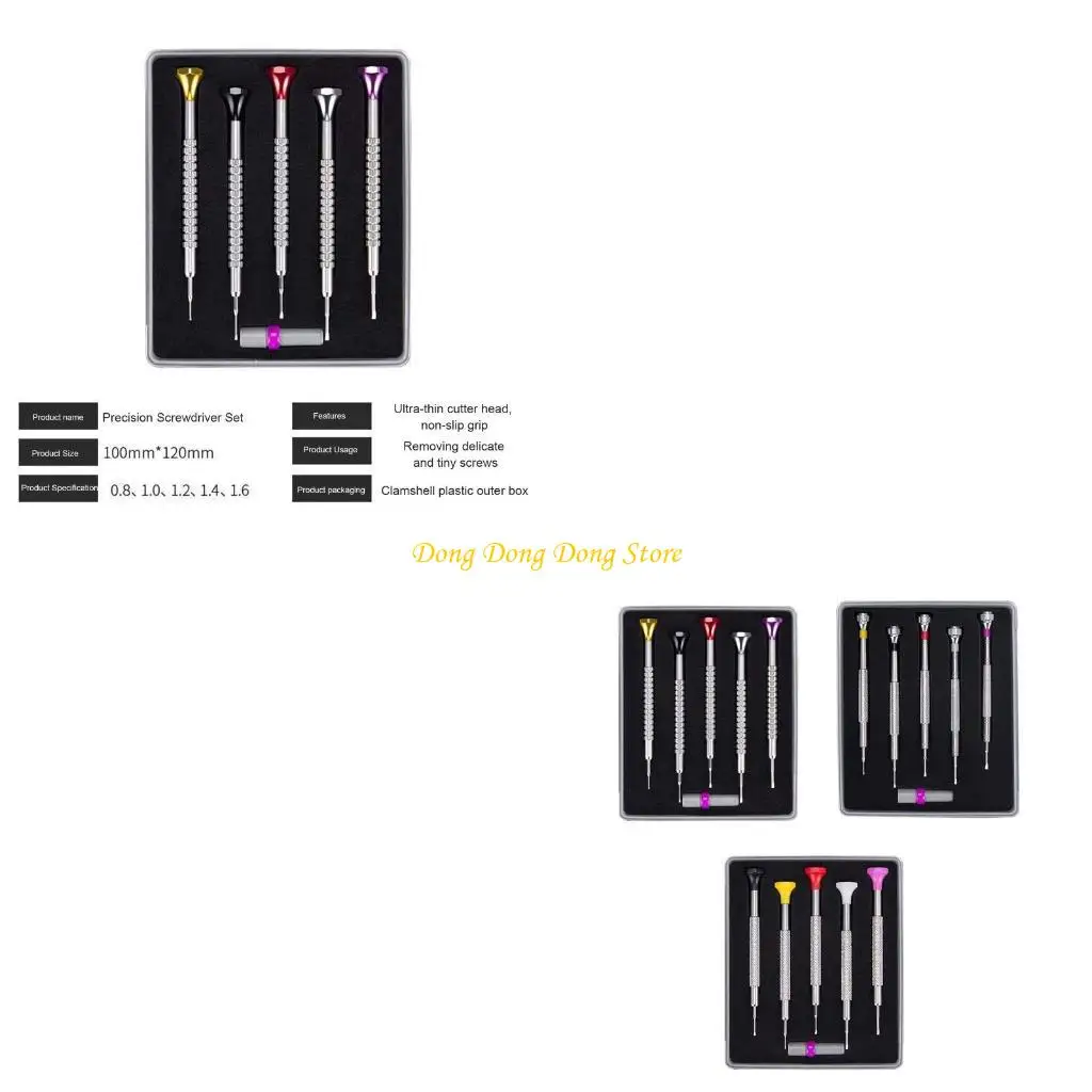 

Screwdriver Set Watchmakers Screwdrivers Falt/for Cross Screwdriver