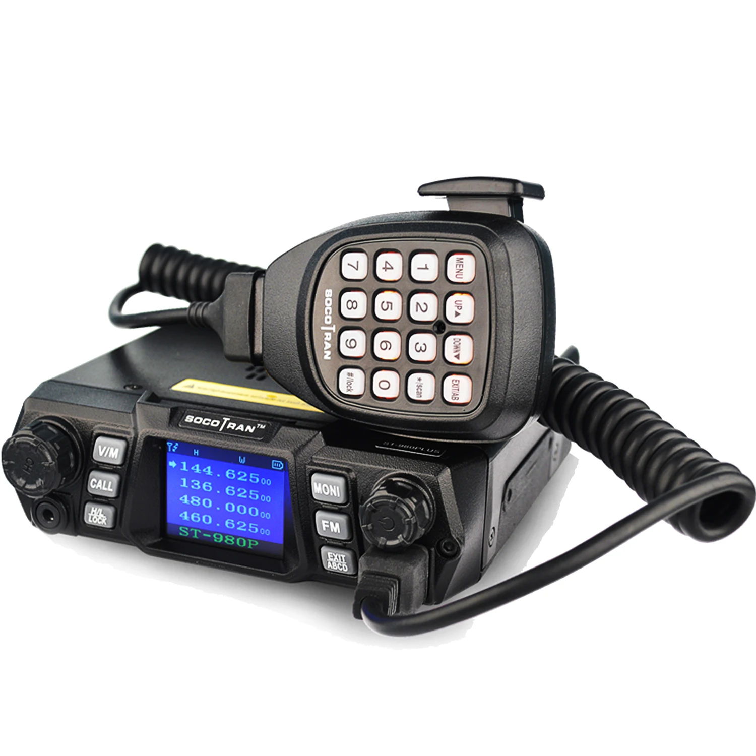 ST-980PLUS Dual Band 136-174MHz&400-480MHz  200CH VHF 75W/55W UHF Quad-standby high power Mobile radio Transceiver